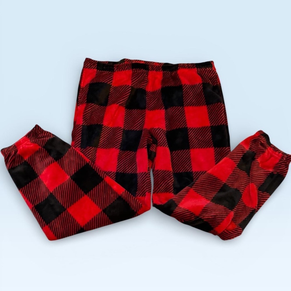 Plaid Red and Black Womans Pajamas
